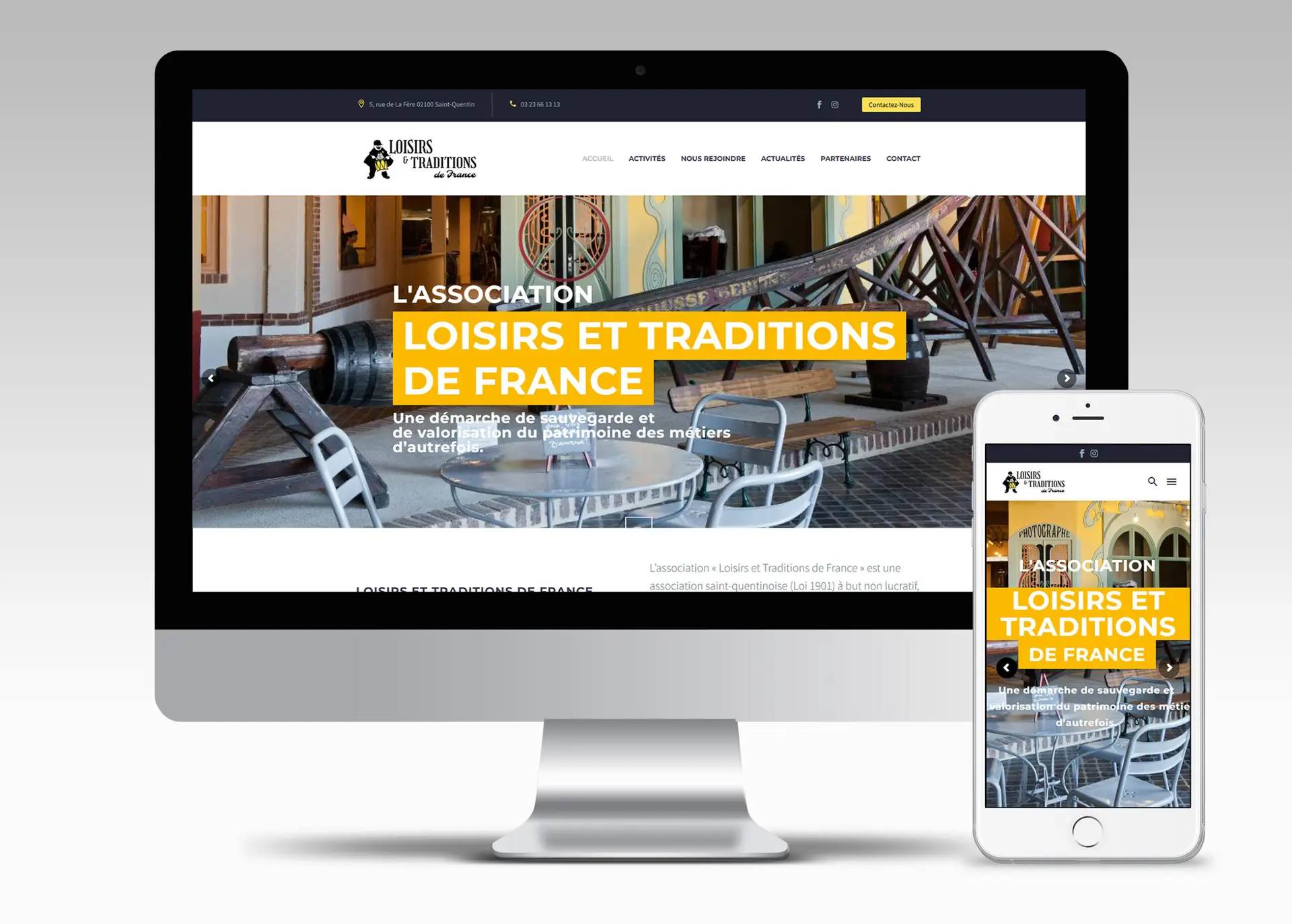 Site Sur-Mesure - Loisirs et Traditions de France